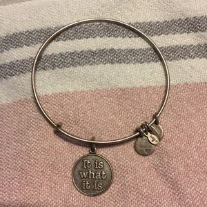 Alex and Ani “it is what it is” charm bangle